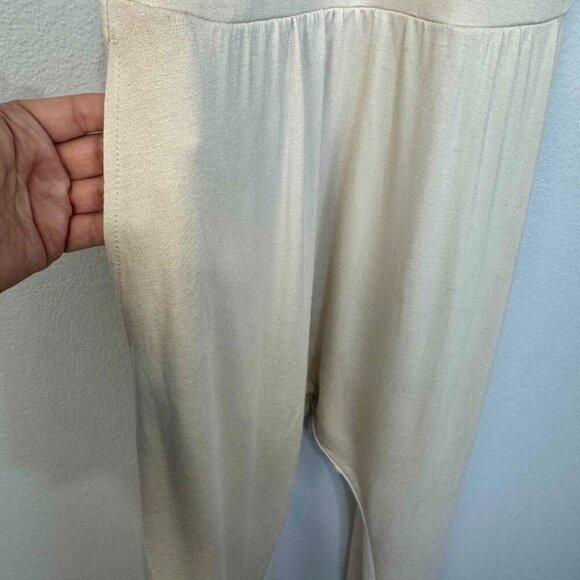 Free People Movement‎ Second Chance Hooded Jumpsuit Relaxed Fit Beige Size Small - Picture 10 of 16